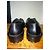 Schwarze Derby-Schuhe aus Leder mit dicker Sohle Balenciaga - Ansicht 3