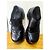 Schwarze Derby-Schuhe aus Leder mit dicker Sohle Balenciaga - Ansicht 8