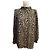 Autre Marque H&M Leoprint-Bluse Braun Schwarz Weiß Leopardenprint