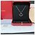 Collana Cartier Love Clasp in platino con diamante Argento - vista 2