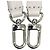 Portafoglio Louis Vuitton Wallet on Chain Ivy Monogram Empreinte bicolor brume-quartz Verde - vista 9