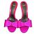 Autre Marque Maison Ernest Sabot Satin Fucsia Strass Fuschia
