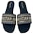 Dior Sandali Dway Ricamati Blu - vista 4