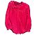 Isabel Marant Camicia Oversize in Voile di Cotone e Seta Rosa