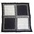 Autre Marque Foulard in seta a pois Self-Portrait Nero Bianco
