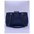 Borsa Chanel Mumbai in pelle blu con tracolla - vista 2