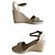 Espadrillas con zeppa Castaner taglia 40. Beige Verde