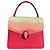 Bulgari Borsa Bvlgari Rainbow Pearl in pelle testa di serpente rossa Rosso
