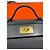 Bolsa de mão Hermès 2424 em couro preto com fivela dourada