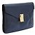Diamond Clutch Busta Céline 1985s Pelle Blu Navy Clutch Diamante Céline - vista 2