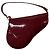 Borsa Saddle Christian Dior in pelle verniciata rossa Bordò
