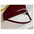 Borsa Saddle Christian Dior in pelle verniciata rossa Bordò - vista 18