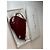 Borsa Saddle Christian Dior in pelle verniciata rossa Bordò - vista 2