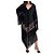 Autre Marque Kimono de seda Anjuna negro