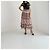 Falda de encaje Red Valentino negra y rosa pálido Negro Beige - vista 2