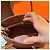 Bolso de mano Hermès Birkin 25 Shadow piel marrón dorado Castaño - vista 6