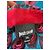 Blusa de seda con estampado de plumas de pavo real Just Cavalli Roja Azul Morado oscuro - vista 6