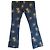 Autre Marque Jeans acampanados Calvin Klein con estampado floral Azul Dorado - vista 2