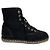 Chanel Sneakers Espadrilles in Tessuto Nero con Lacci