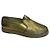 Chanel CC Espadrilles Gold Metallic Kalbsleder Größe 37 Golden