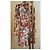 Autre Marque Lumina Kleid mit Blumenmuster Braun Pink Rot Beige Grün Gelb Dunkelbraun Hellblau - Ansicht 11