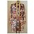Autre Marque Lumina Kleid mit Blumenmuster Braun Pink Rot Beige Grün Gelb Dunkelbraun Hellblau - Ansicht 12