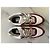 Chanel Logo Sneaker Leder bordeaux rosa weiß - Ansicht 7