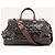 Chanel Gran Tote en Cuero Charol Burdeos - vista 3