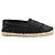Espadrillas Chanel in tweed blu navy logo CC