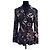 Moschino Jeans Vintage Graffiti Jacke Schwarz