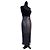 Lederkleid von Gianni Versace aus den 80ern Schwarz