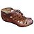 Sandali con tacco Stuart Weitzman Tyborg in pelle marrone