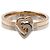 Anello Doppio Cuore in Oro Rosa e Bianco 18K Cartier - vista 3