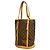 Borsa Tote Bucket GM Monogram Louis Vuitton Marrone