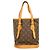 Borsa Tote Bucket PM Monogram Louis Vuitton Marrone