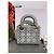 Dior Duchesse Tasche Grau Lammleder Goldene Schnalle - Ansicht 2
