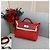 Borsa a mano Hermès Lovecraft 2424 in pelle rossa Rosso - vista 3