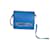 Borsa a mano Hermès Roulis 19 Lovecraft pelle blu  - vista 1