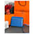 Borsa a mano Hermès Roulis 19 Lovecraft pelle blu  - vista 2