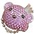 Autre Marque Anello largo Qeelin Qilin Bobo con rubino rosso e diamanti Rosa
