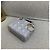 Borsa Dior Triple Gem in pelle di agnello grigio opaco - vista 5