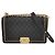 Borsa Chanel Leboy Medium in pelle lychee nera Nero - vista 3