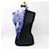 Sciarpa Hermès Carré 90 Bianco Blu navy  - vista 4