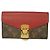 Cartera Pallas Long de Louis Vuitton Castaño Roja Fucsia