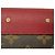 Cartera Pallas Long de Louis Vuitton Castaño Roja Fucsia - vista 25