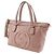 Gucci Soho Tote Bag Rosa Kalbsleder GG Muster Pink - Ansicht 2