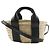 Borsa a mano in vimini Chloé Sense Small Beige