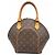 Borsa a mano Ellipse PM Monogram Louis Vuitton Marrone