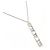 Tiffany & Co Collana Bar Atlas Tiffany in Argento Sterlingo 925