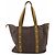 Borsa Tote Antigua Cabas GM di Louis Vuitton Marrone - vista 3